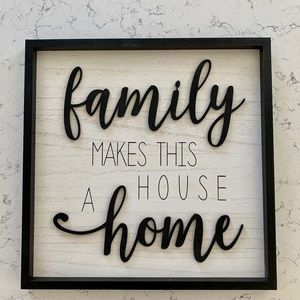 New modern farmhouse wall decor sign